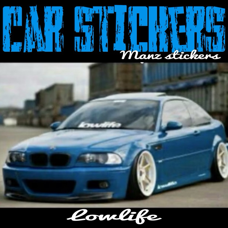 LOWLIFE / สติ๊กเกอร์รถยนต์