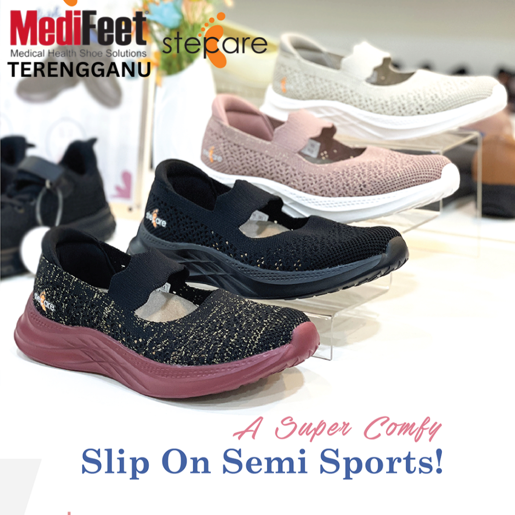 MEDIFEET - STEPCARE SC2071 WOMEN MARYJANE ARCH SUPPORT SEMI SPORTS MEDICAL รองเท้าเพื่อสุขภาพ