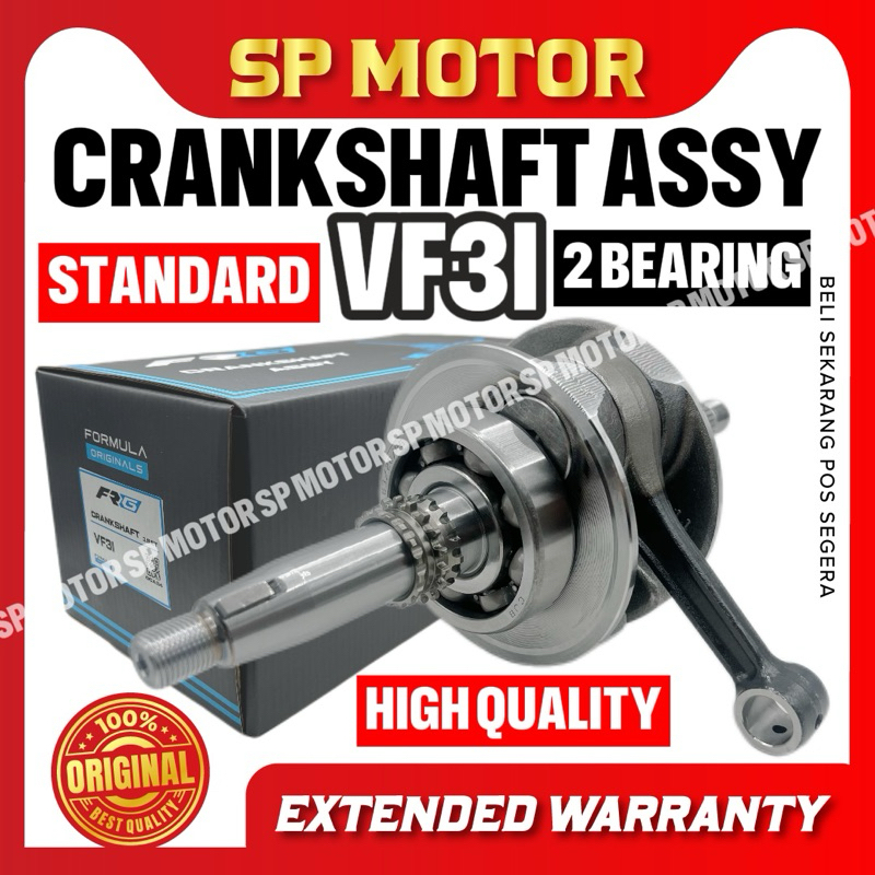 YAMAHA VF3I VF3i VF 31 CRANKSHAFT ASSY มาตรฐาน 2 ชุดแบริ่ง FRG GRANSHAFT GRANSAP GRANSUP ASSY