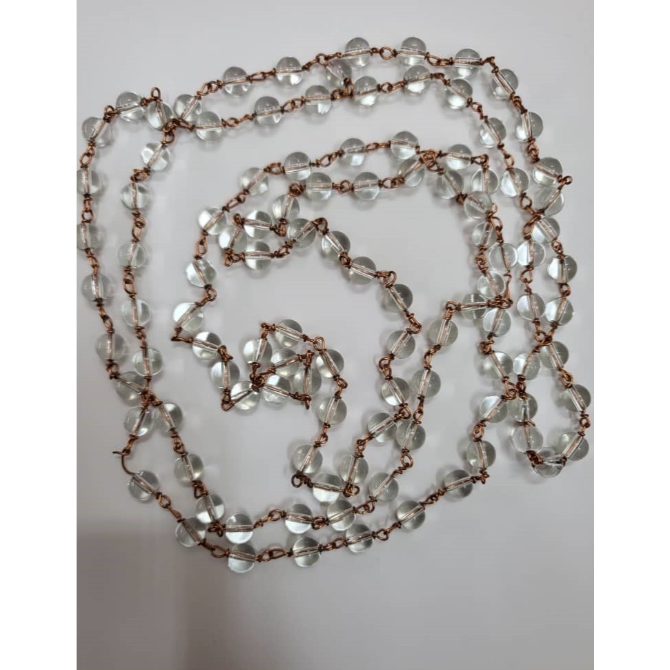 108 CRYSTAL GLASS MALAI/ แก้ว BEADS MALAI