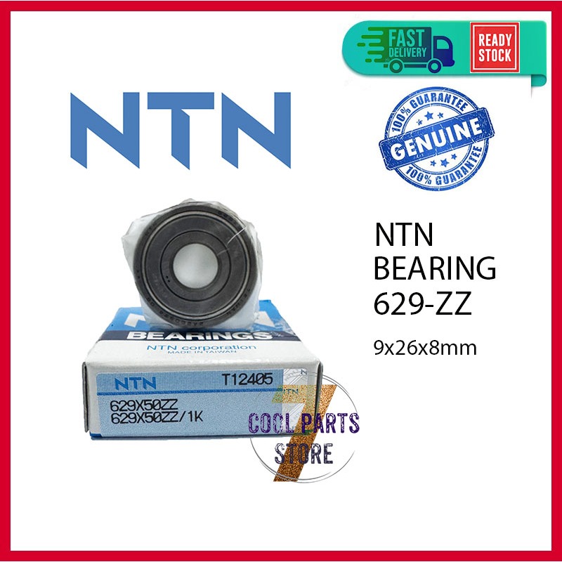 629 ZZ NTN Bearing 629-ZZ (9 X 26 X 8mm)