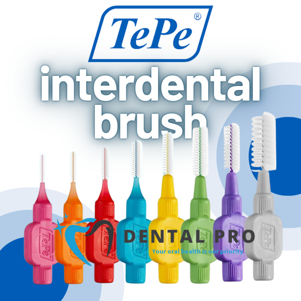 แปรงซอกฟัน Tepe Sweden (8 ชิ้น/แพ็ค) ขนาด 0,1,2,3,4,5,6,7,8 Berus interdental gigi