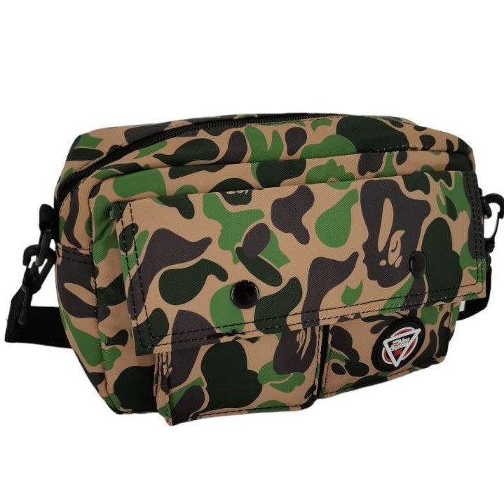 BAPE BATHING APE WAIST BAG SLING BAG MESSENGER BAG MEN-PORCH BAG-CHEST BAG-MEN BAG-BAG LELAKI-BAG SI