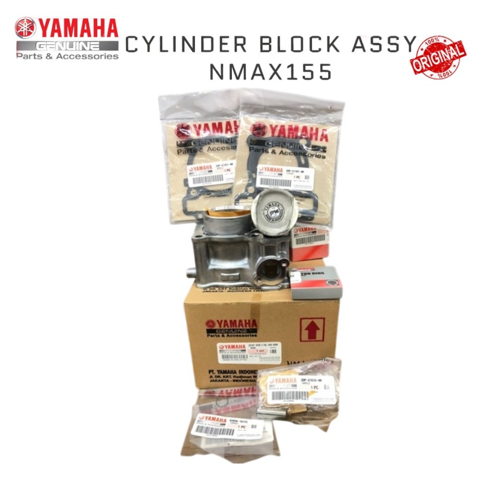 YAMAHA NMAX155 FI BLOCK ASSY 2DP-WE13E-00-0M CYLINDER BLOCK SET BLOCK ชุด PISTON & ชุดแหวน