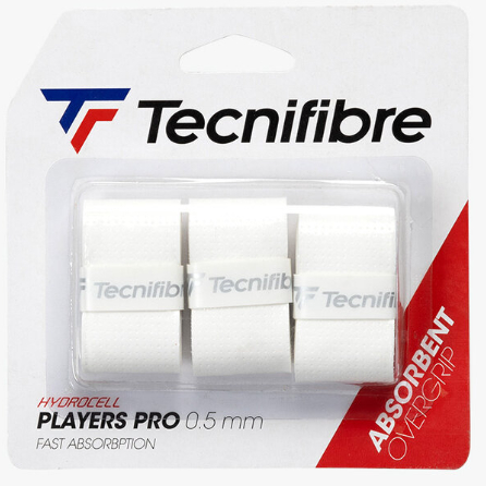 Tecnifibre Hydrocell Players Pro 0.5 มม. Fast Absorption Overgrip X3 52ATPPLA 2503013290