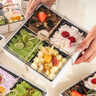 4 ตาราง M/ L กล่องบรรจุขนมกล่องขนมไหว้พระจันทร์กล่องบราวนี่ก…