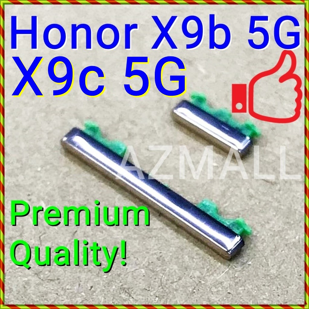 (3 สี) ชุดปุ่มด้านข้างปริมาณพลังงานเปิด/ปิดใหม่สําหรับ Honor X9b X9c 5G / ALI-NX1 BRP-NX1 GOLD