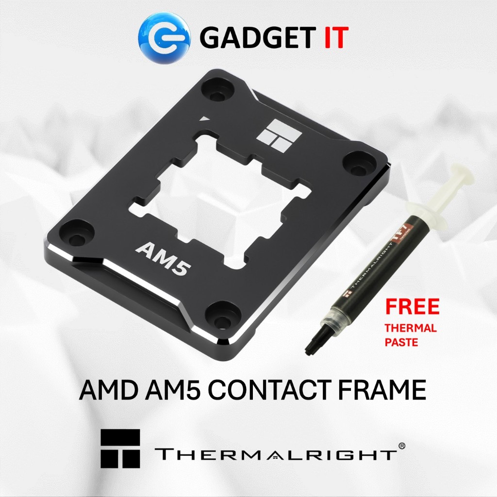 THERMALRIGHT AM5 SECURE FRAME KIT สําหรับ AMD SOCKET CONTACT FRAME สีดํา TF7 2G THERMAL PASTE INCLUD