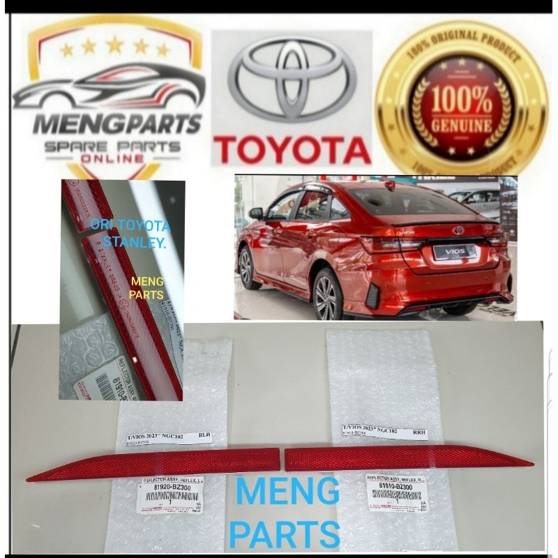 TOYOTA VIOS AC100 NGC102 REAR BUMPER REPLLER 811010-BZ300 821920-BZ300
