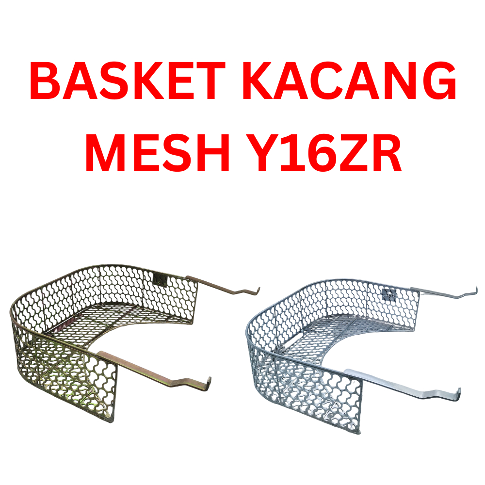 Y16ZR ตะกร้า ตะกร้าถั่วลิสง 88 เหล็กหนา Raga BASKET BEAN MESH RAGA 88 MOTORCYCLE GOLD SILVER