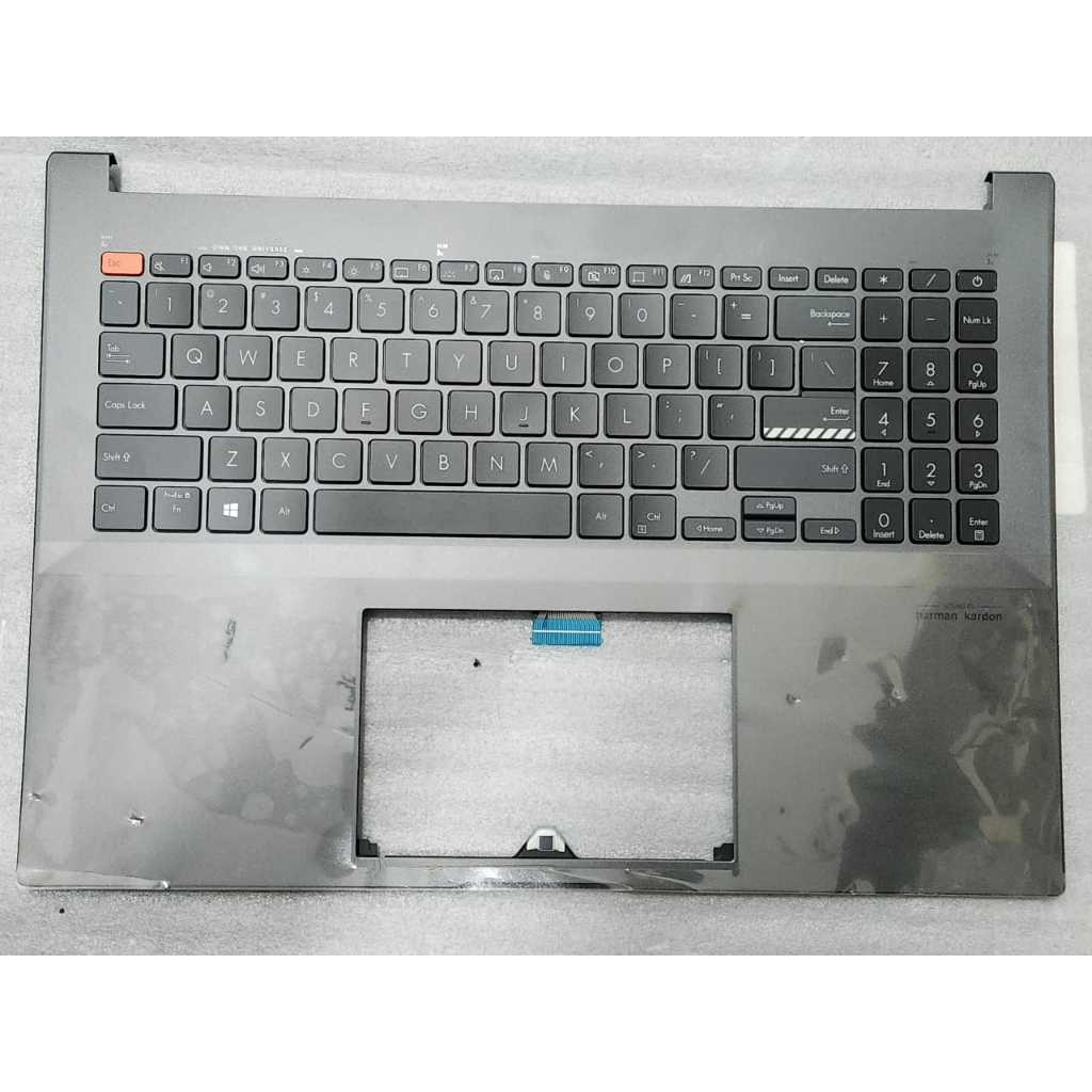 Asus Vivobook Pro 16X OLED N7600 Series คีย์บอร์ด Palmrest Touchpad Assembly 13NB0UI1AM0121 90NB0U12