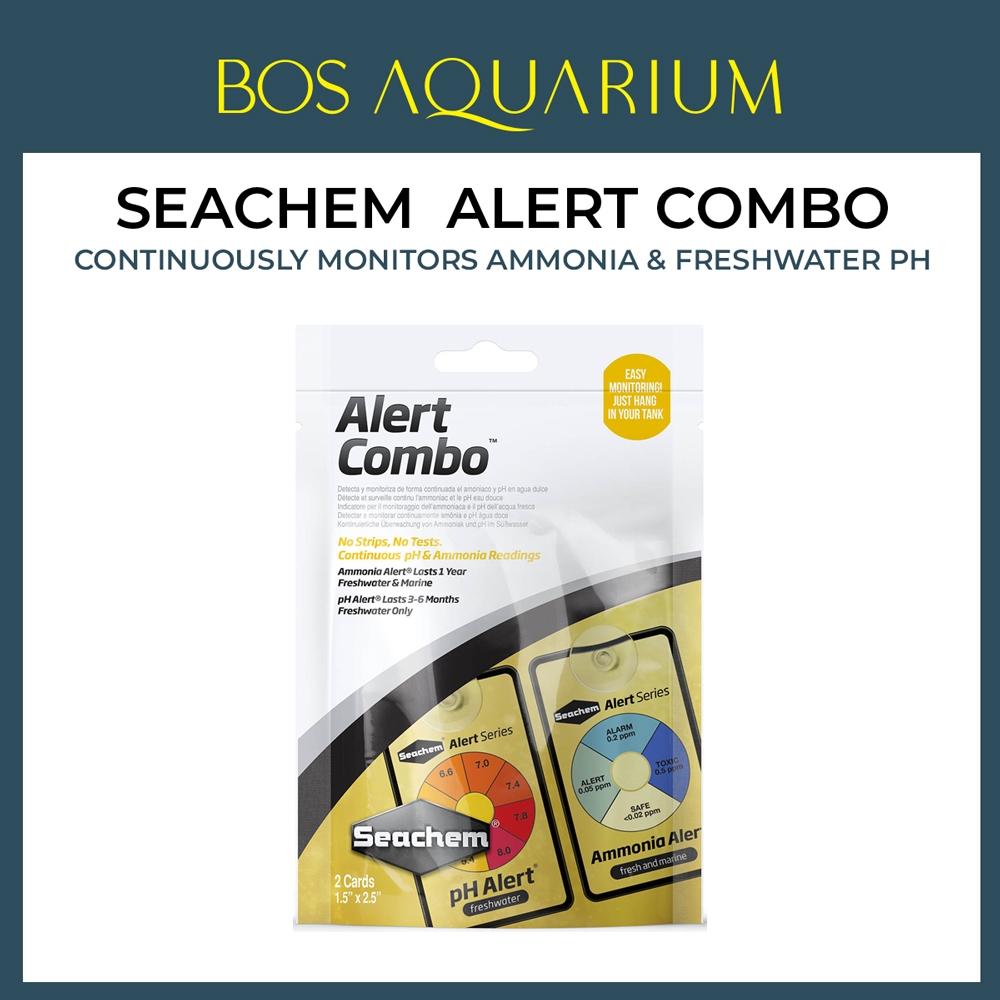 Seachem Alert Combo 6 เดือน (Ammonia Alert+pH Alert) - จอมอนิเตอร์แอมโมเนีย และ pH น้ําจืด