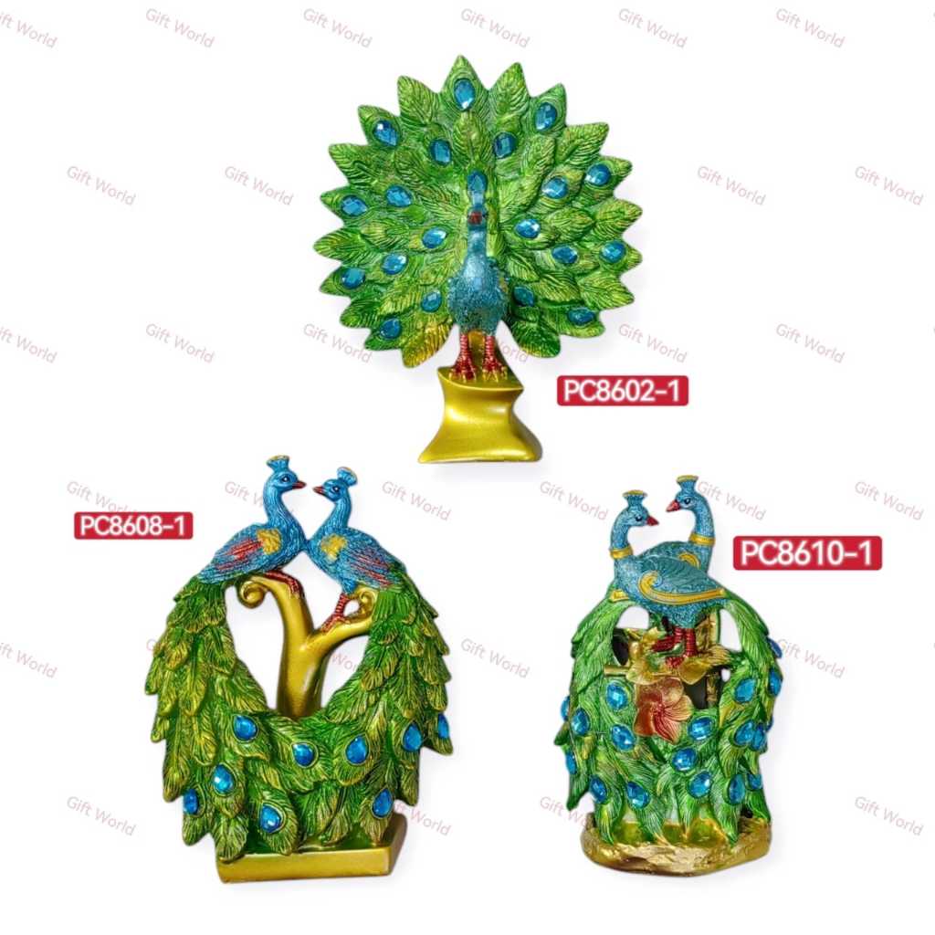 PEACOCK DECO & STATUES ** (KL)