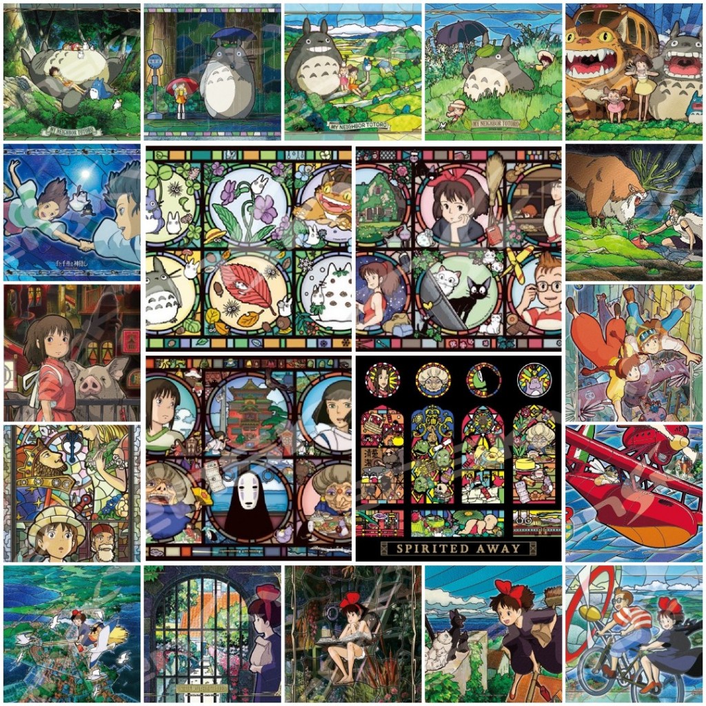 ENSKY ART CRYSTAL 300/500/1000 STUDIO GHIBLI ASSORTED JIGSAW PUZZLE