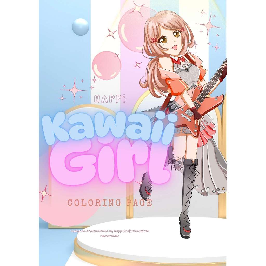 [Happi] 20ms PDF Digital Kids Adult Fun Cute Colouring Book Buku Mewarna Womens PDF Digital Kids Adu