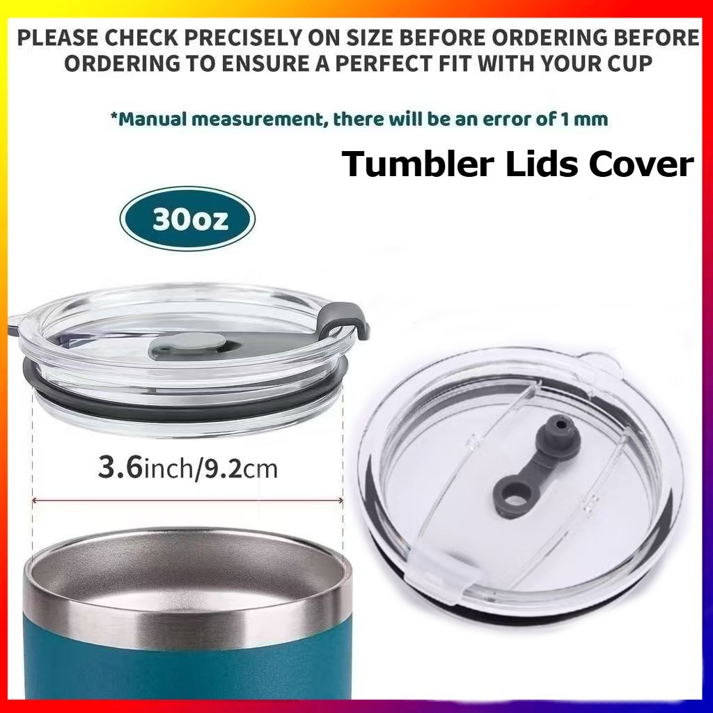 30/20/16oz Thermos Cup ฝาครอบแก้ว Rocky Mountain Tumbler อุปกรณ์เสริมฝาครอบแก้ว 30oz ฝาแก้วฝาปิดฟางส