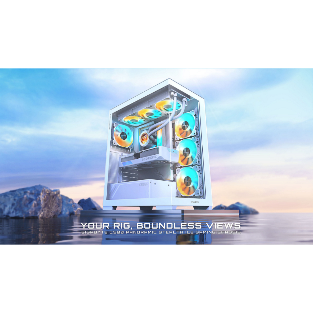 Gigabyte C102 GLASS & C201 PANORAMIC&C301 GLASS&C500 Panoramic Stealth MATX&ATX MidTower RGB Fusion 