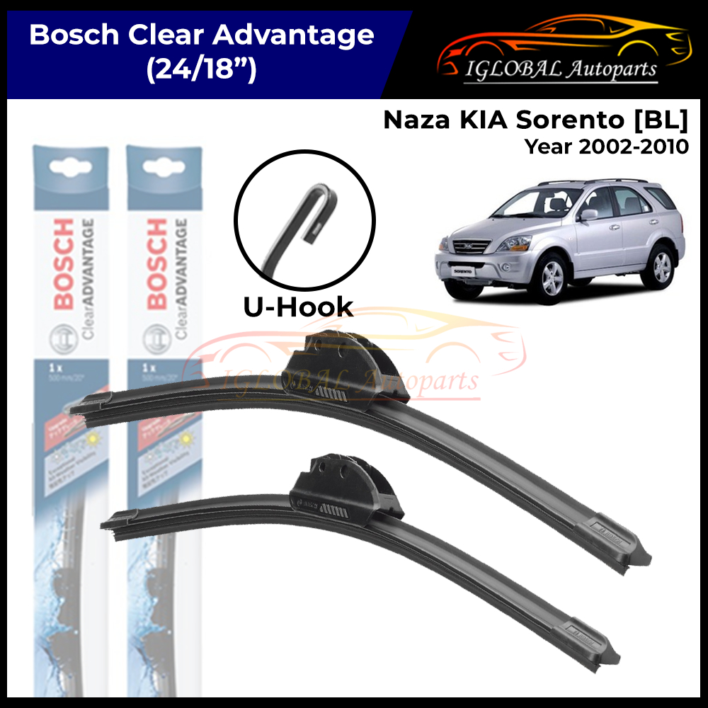 Naza KIA Sorento [BL] ปี 2002-2010 ที่ปัดน้ําฝน Bosch Clear Advantage Set (24/18")