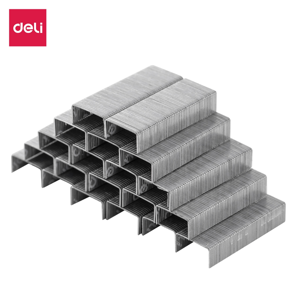 Deli 24/6 Stapler Bullets 1000pcs DS0012N Staple Wire / Staple Bullets เหมาะสําหรับ Office & School 