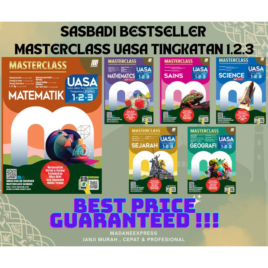 [XPRESS] ขายดีที่สุด SASBADI: THE BOOK OF UNDERSTANDING MASTERCLASS UASA LEVEL 1.2 & 3