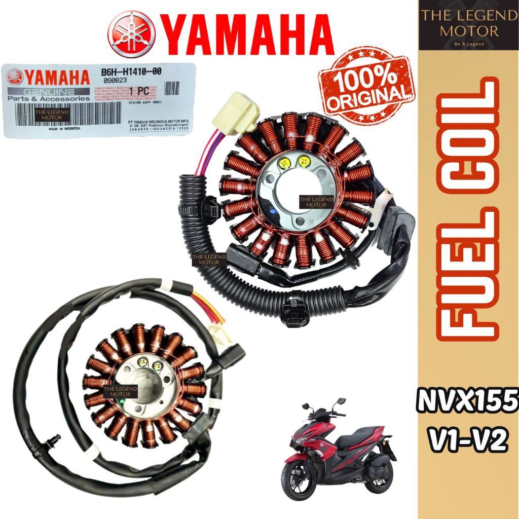 YAMAHA NVX155 NVX 155 V1-V2 AEROX FUEL COIL MAGNET KOIL STARTOR STATOR STARTER FIELD KOIL B6H-H1410-