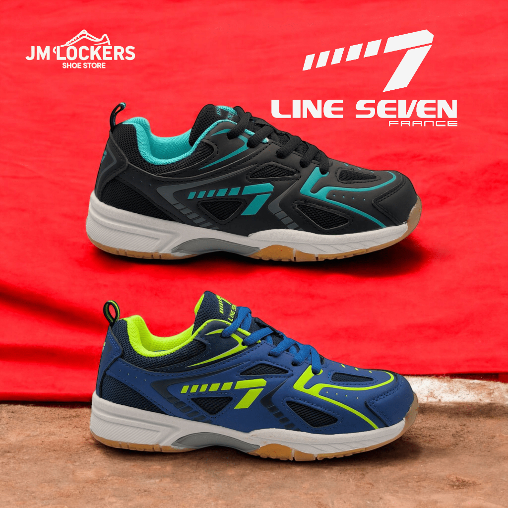 LINE 7 Kasut Badminton Budak/Kasut Latihan/รองเท้าแบดมินตันของจูเนียร์/รองเท้าฝึกซ้อม CS-2176