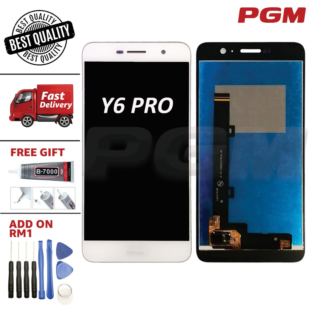 หน้าจอ LCD หน้าจอสัมผัสพร้อม HW Y6 PRO โดยร้าน Gadgets ระดับพรีเมียม