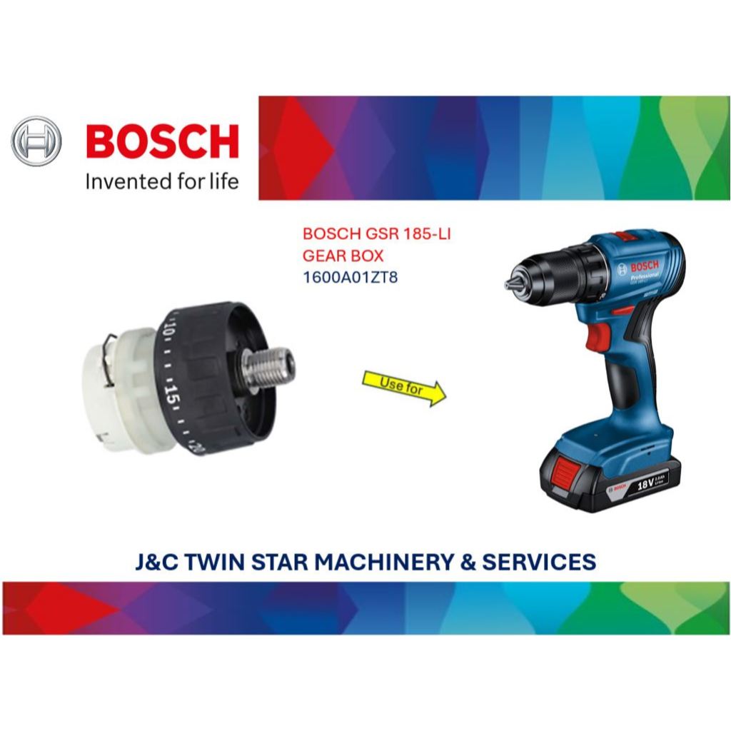BOSCH GSR 185-LI GEAR BOX 1600 A01 ZT8 >>> 1600 A03 J9S