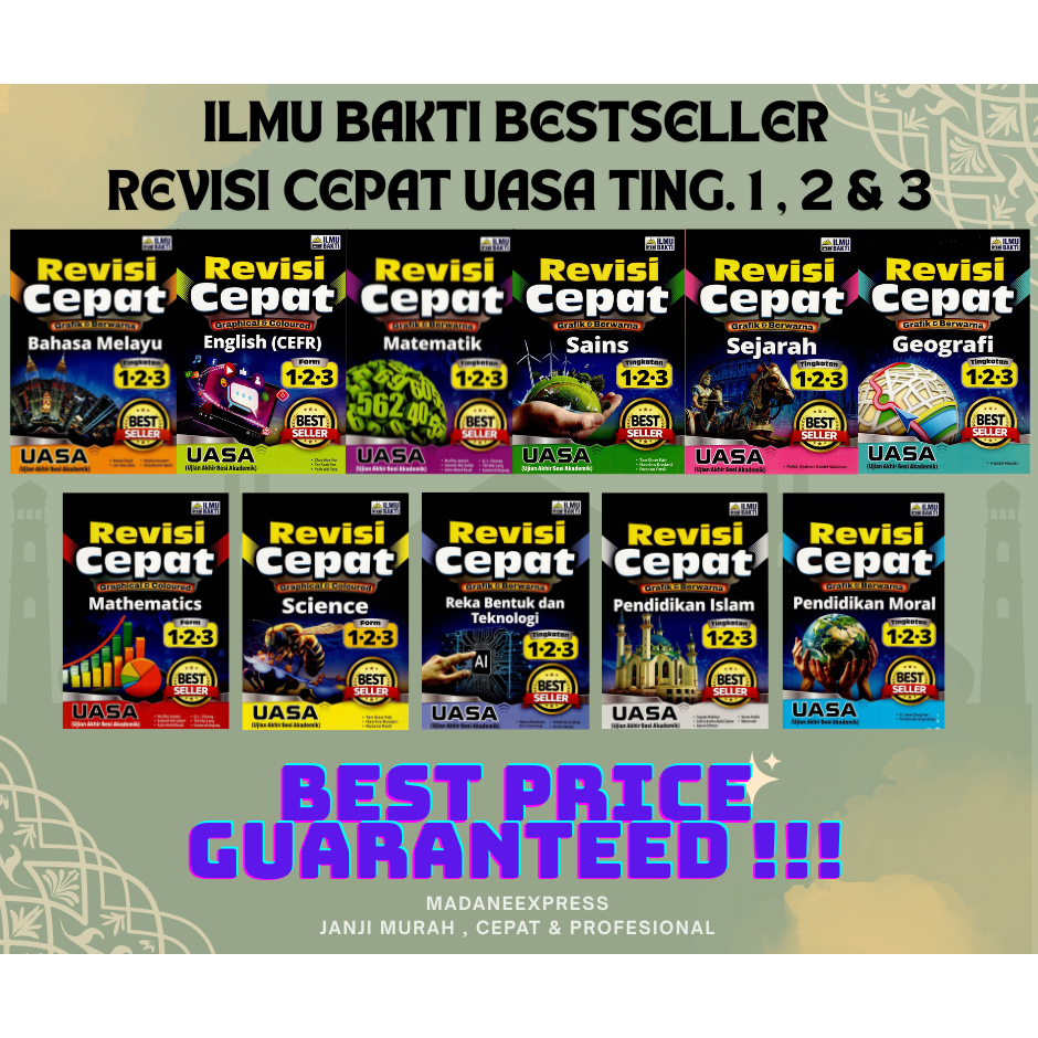 [XPRESS] BESTSELLER BAKTI SCIENCE: การกู้คืนอย่างรวดเร็วของ UASA LEVEL 1. 2 . 3