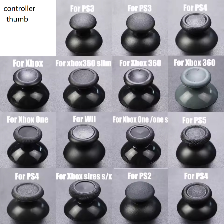 เกม Analog Thumbstick อะไหล่จอยสติ๊ก Xbox 360 PS5 PS4 PS2 PS3 ONE NINTENDO SWITCH PRO Controller (2 