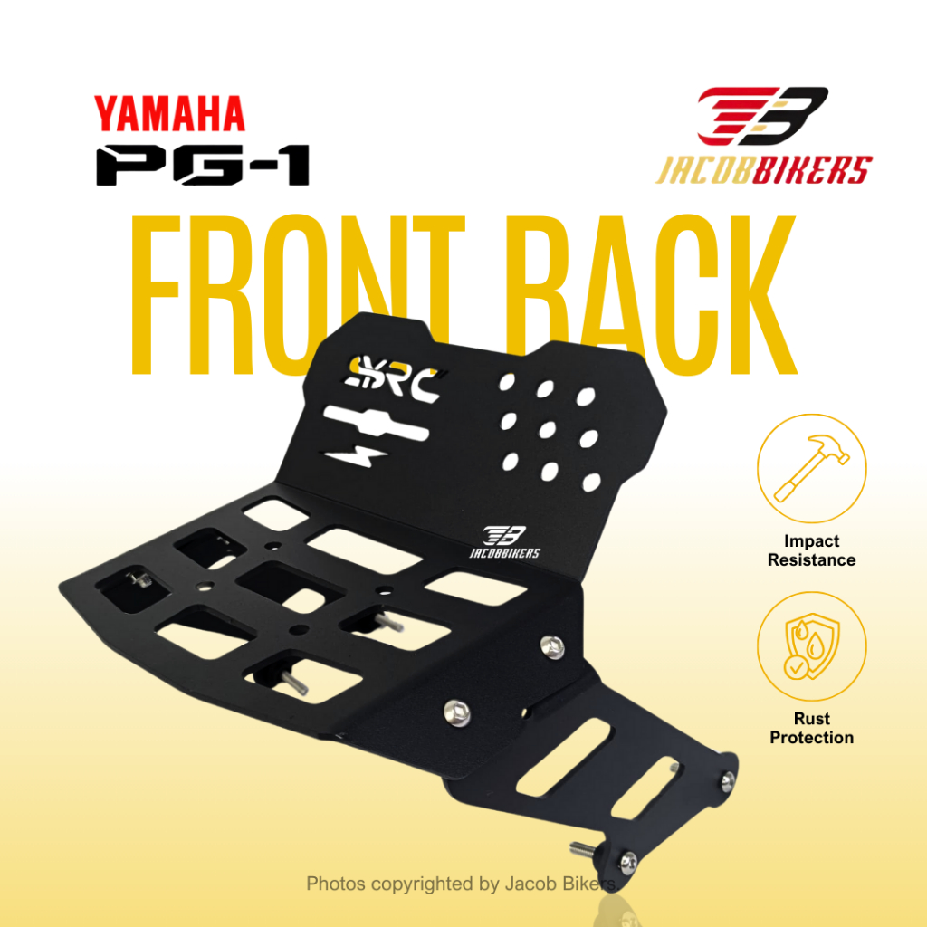 Yamaha PG-1 PG1 PG 1 ชั้นวางหน้า SYRC ชั้นวางไฟหน้ากระเป๋าเดินทาง Heavy Duty Monorack อุปกรณ์เสริม