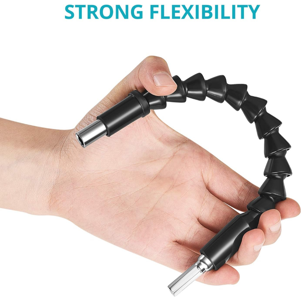 Makita Universal Shaft Hex Flex สว่านไฟฟ้าเพลาแบบยืดหยุ่นเสาขยาย 万软轴