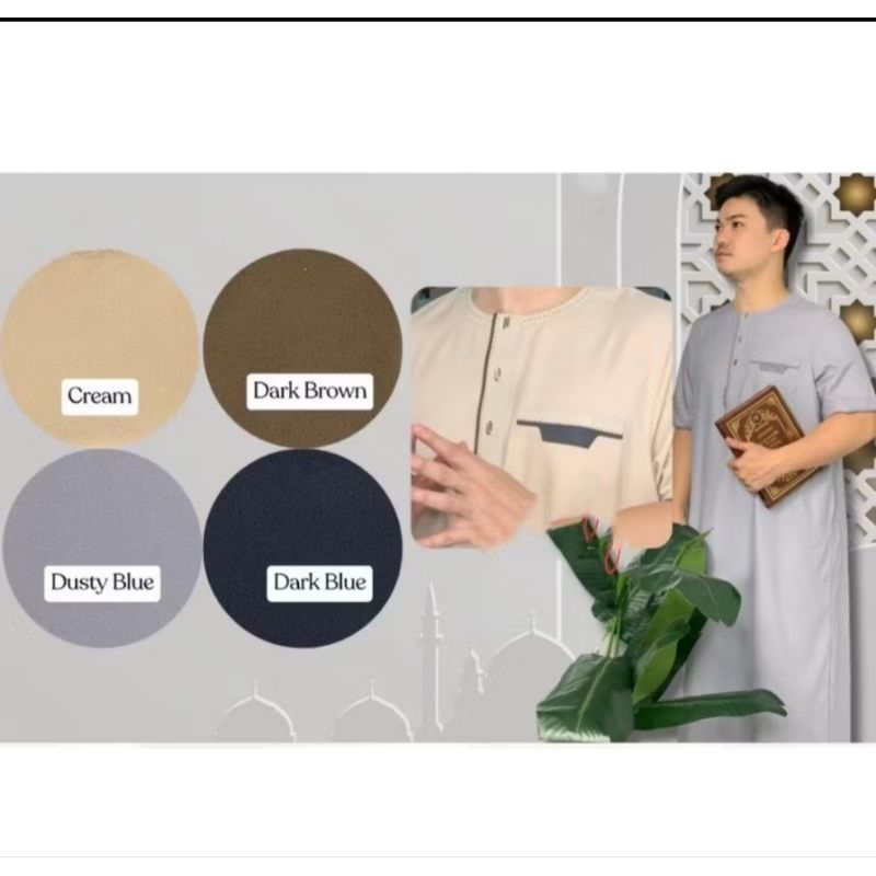 AL-HARAMAIN SHORT-SLEEVED ROBE HX600