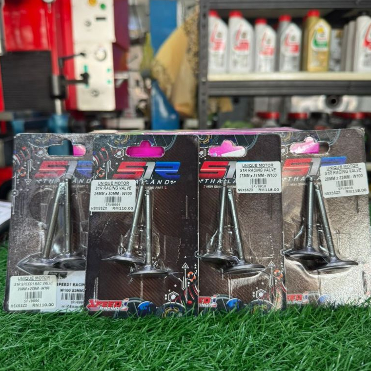 วาล์วรถแข่ง S1R สําหรับ W100
