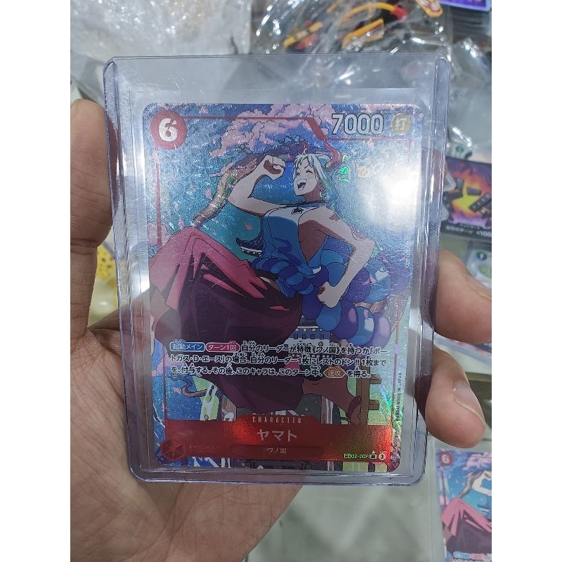 Bandai One Piece OPTCG Parallel AA SR EB02-006 ยามาโตะ