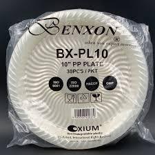 PP PLASTIK PLATE SIZE 10 inci - 30 ชิ้น