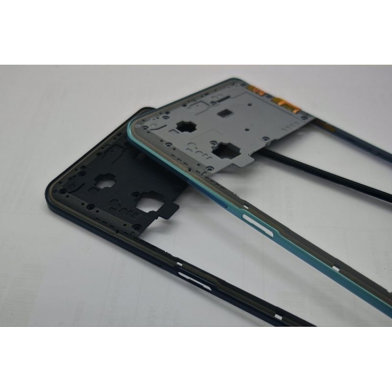 VI IQ00 Z7X 5G MIDDLE FRAME พร้อมปุ่มปรับระดับเสียง / BINGKAI TENGAH