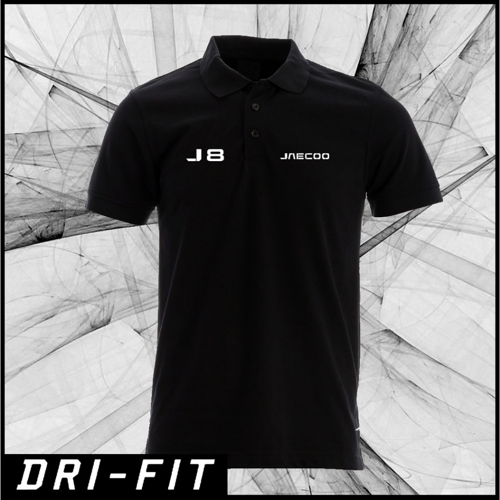 Dri Fit เสื้อยืดโปโลใหม่ Jaecoo J8 SUV Tee ไมโครไฟเบอร์ 160GSM Unisex Quick Dry Cool Fit แขนสั้น SS