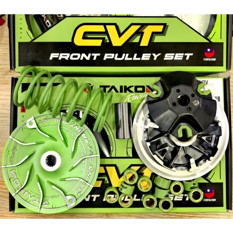 TAIKOM RACING NVX155 V1 V2 /NMAX V1 V2 CVT FRONT RACING PULLEY SET (UDE ROLLER 8GX3 9GX3 10GX3 11GX3