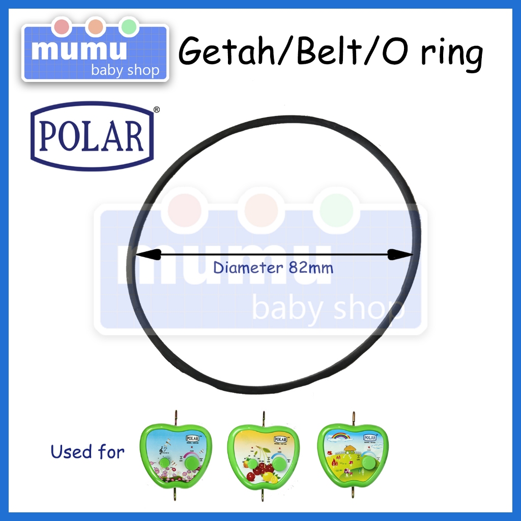 [ACCESSORIES] สายพานยางเปล POLAR ต้นฉบับ- เปลี่ยน Buaian Getah Ganti Mesin Buai POLAR