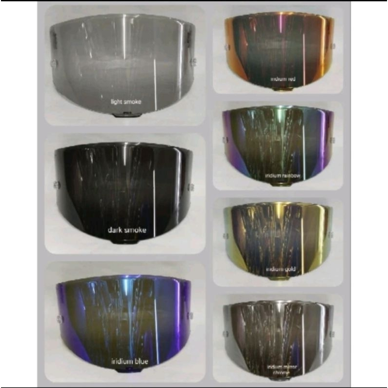 KYT TT COURSE VISOR LOCK LIGHT SMOKE /MIRIUM SMOKE/ DARK SMOKE