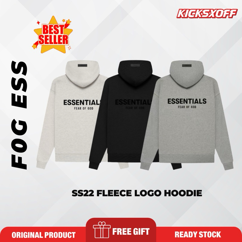 ESS SS22 โลโก้ขนแกะ Hoodie Hype/แฟชั่น/Streetwear/คู่/เสื้อยืด Unisex/baju streetwear
