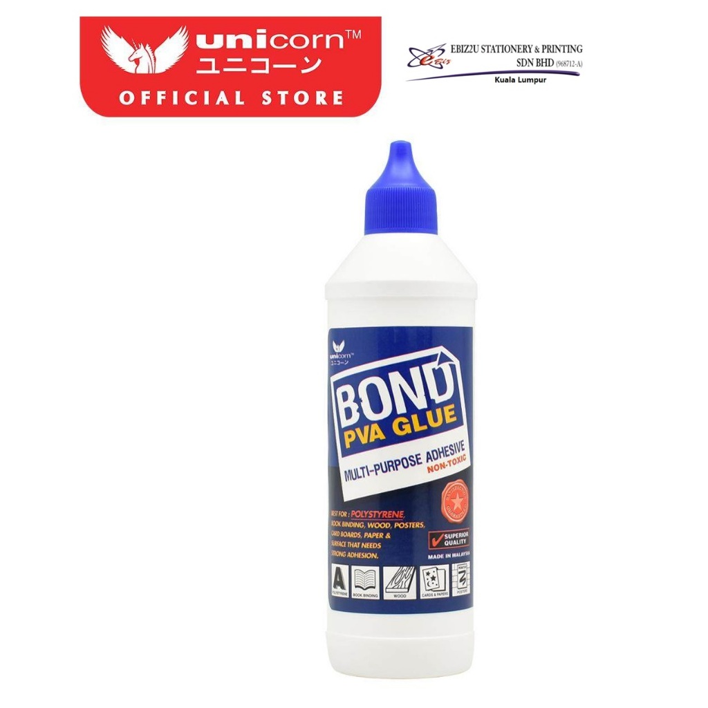 กาวอเนกประสงค์ยูนิคอร์น PVA Bond Glue UG-300 (300ml)