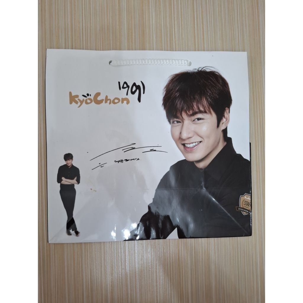 KYOCHON 1991 กระเป๋ากระดาษ/กระเป๋า 2 ชิ้น LEE MIN HO KPOP