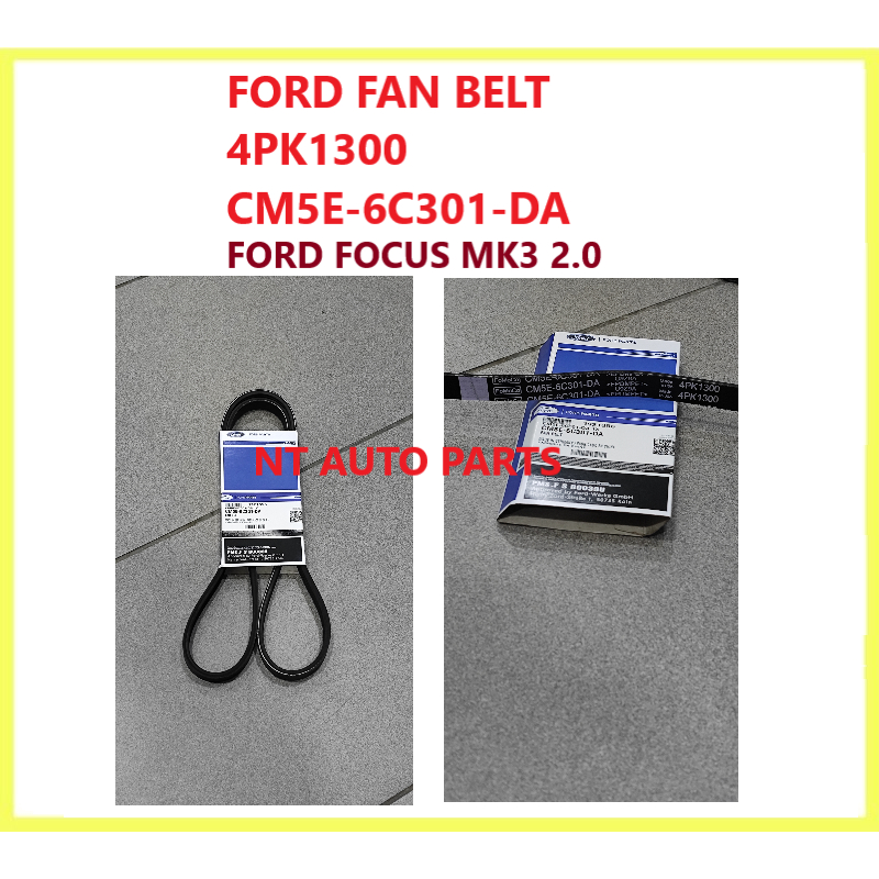 FORD FAN BELT 4PK1300 CM5E-6C301-DA FORD FOCUS MK3 2.0