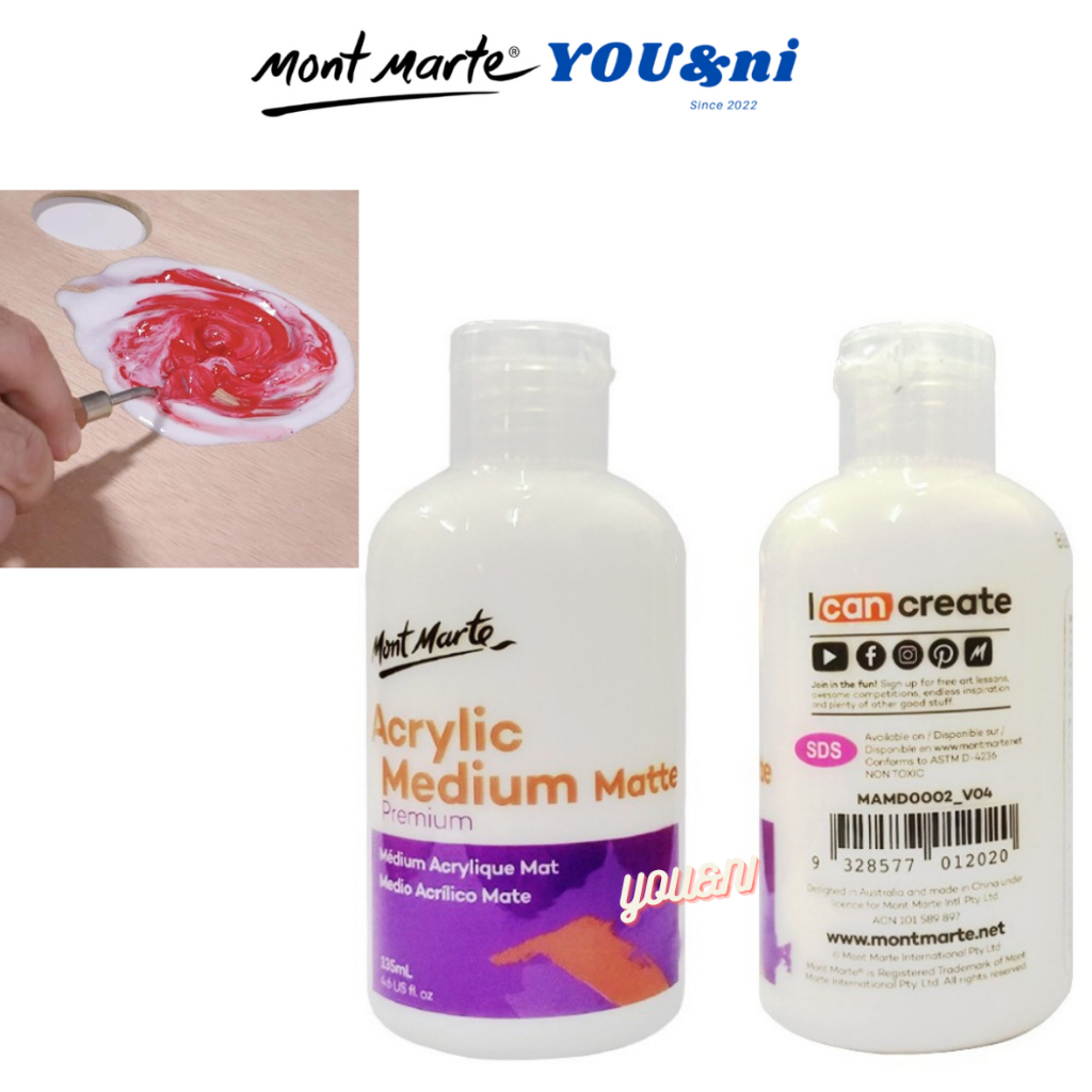 Mont Marte Acrylic Medium Matte 250ml
