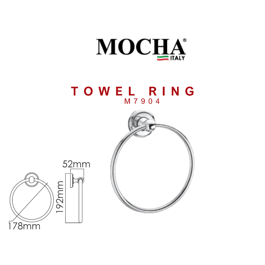 8GMART MOCHA TOWEL RING แผ่นรองเครื่องมือ CINCIN TUALA MOCHA