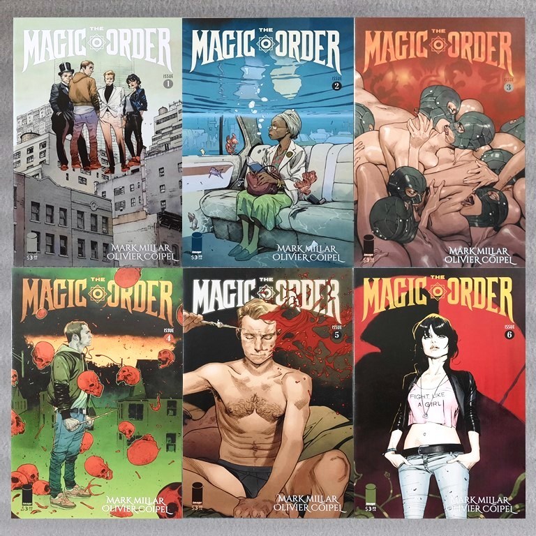 Magic Order 6/6 Complete Set (ภาพการ์ตูน) Mark Millar, Olivier Coipel (MATURE READERS)