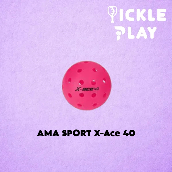 AMASPORT X-Ace 40 Pickleball / Pink / Product / USAPA ได้รับการอนุมัติ / X Ace Pickleball