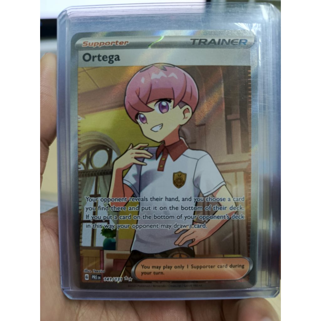 Pokemon TCG Ortega Full Art Prismatic Evolution